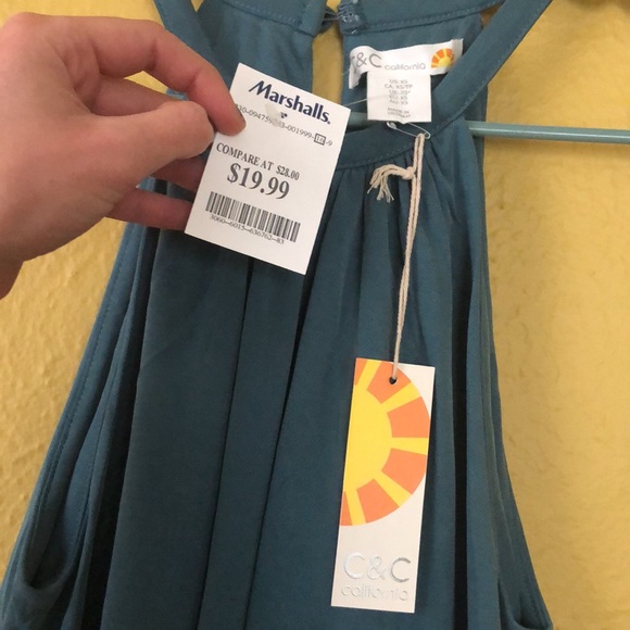 Cute teal summer dress NWT - Picture 3 of 7